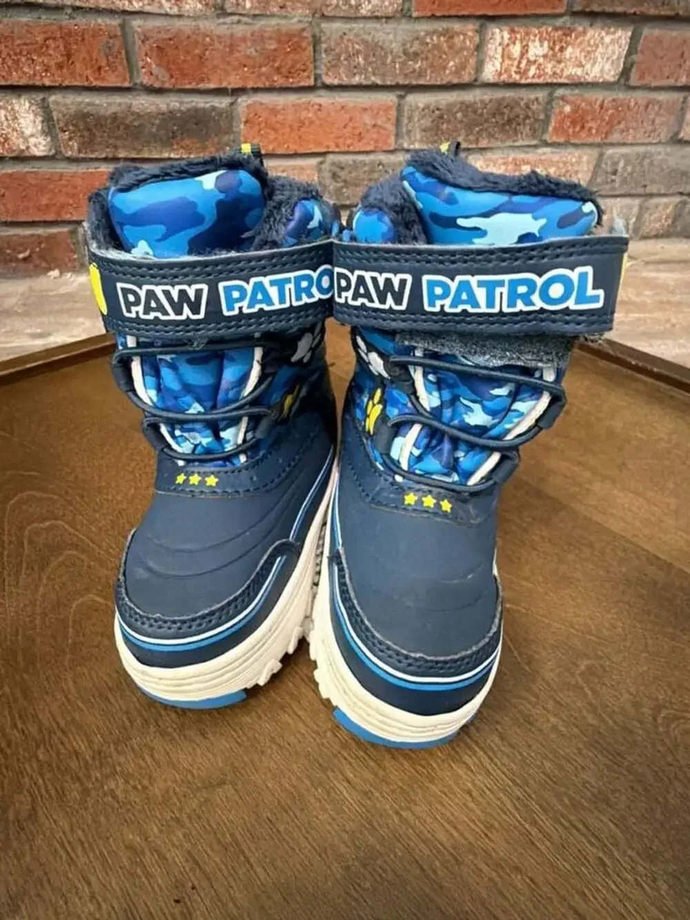 Paw Patrol Winter Boots Blue Navy Snow Boots Toddler